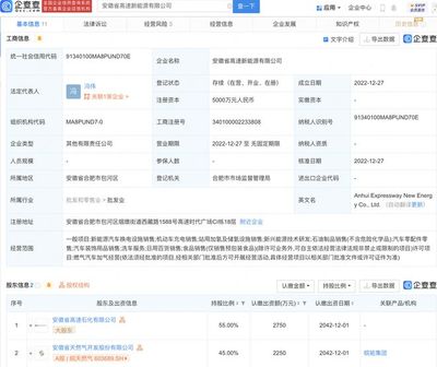 皖天然氣跨界拓展，新公司進(jìn)軍新能源汽車(chē)充電市場(chǎng)